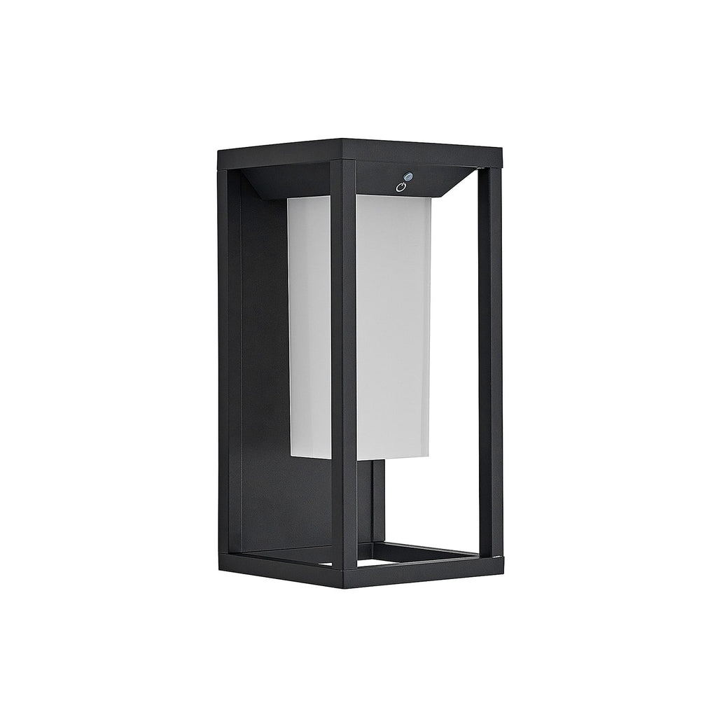 Detalj av LED solcelle vegglampe Eliel med skumringssensor IP54