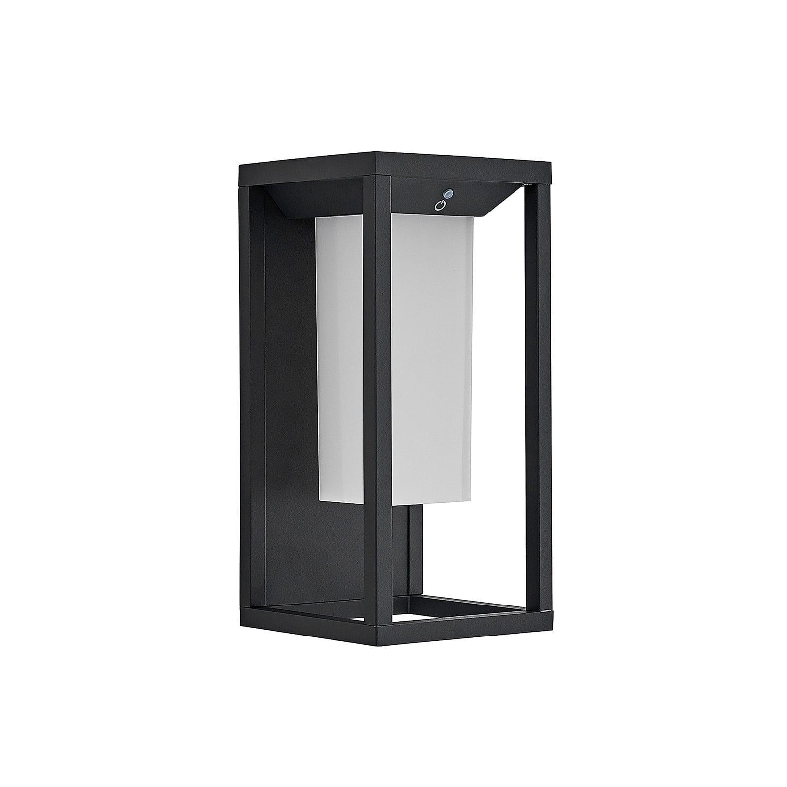 Detalj av LED solcelle vegglampe Eliel med skumringssensor IP54