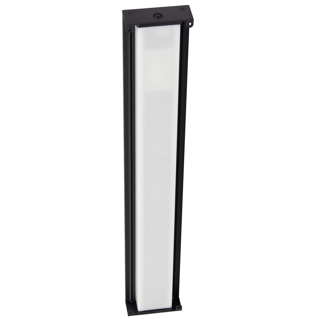LED solcelle-vegglampe Laarni dimbar svart installasjon