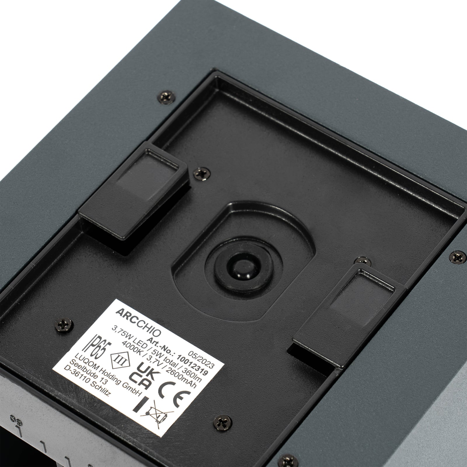 LED solcelle-vegglampe Lius med bevegelsessensor IP65 sensor