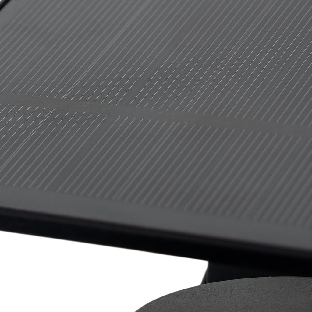 LED solcelle vegglampe Naelin dimbar med bevegelsessensor svart solarmodul