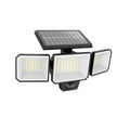LED solcelle-vegglampe Nysil 3-lys med bevegelsessensor IP44 Philips forfra