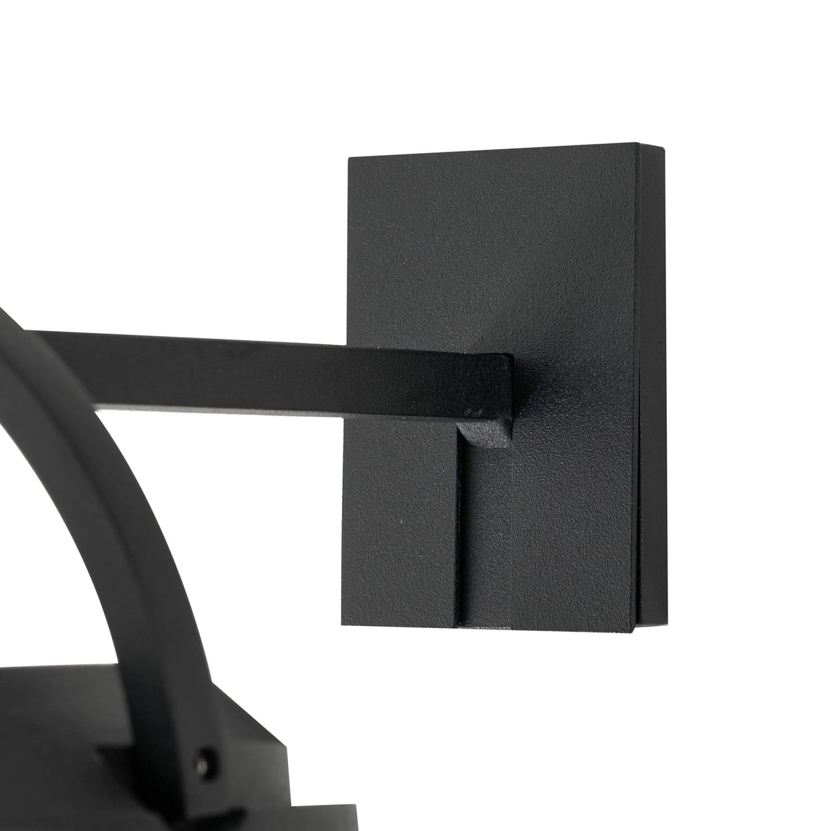LED solcelle-vegglampe Tilena rund dimbar svart IP54 brukt som bordlampe