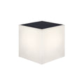 LED solcelle vegglampe Wally hvit 18x18 cm IP65 med fjernkontroll forfra