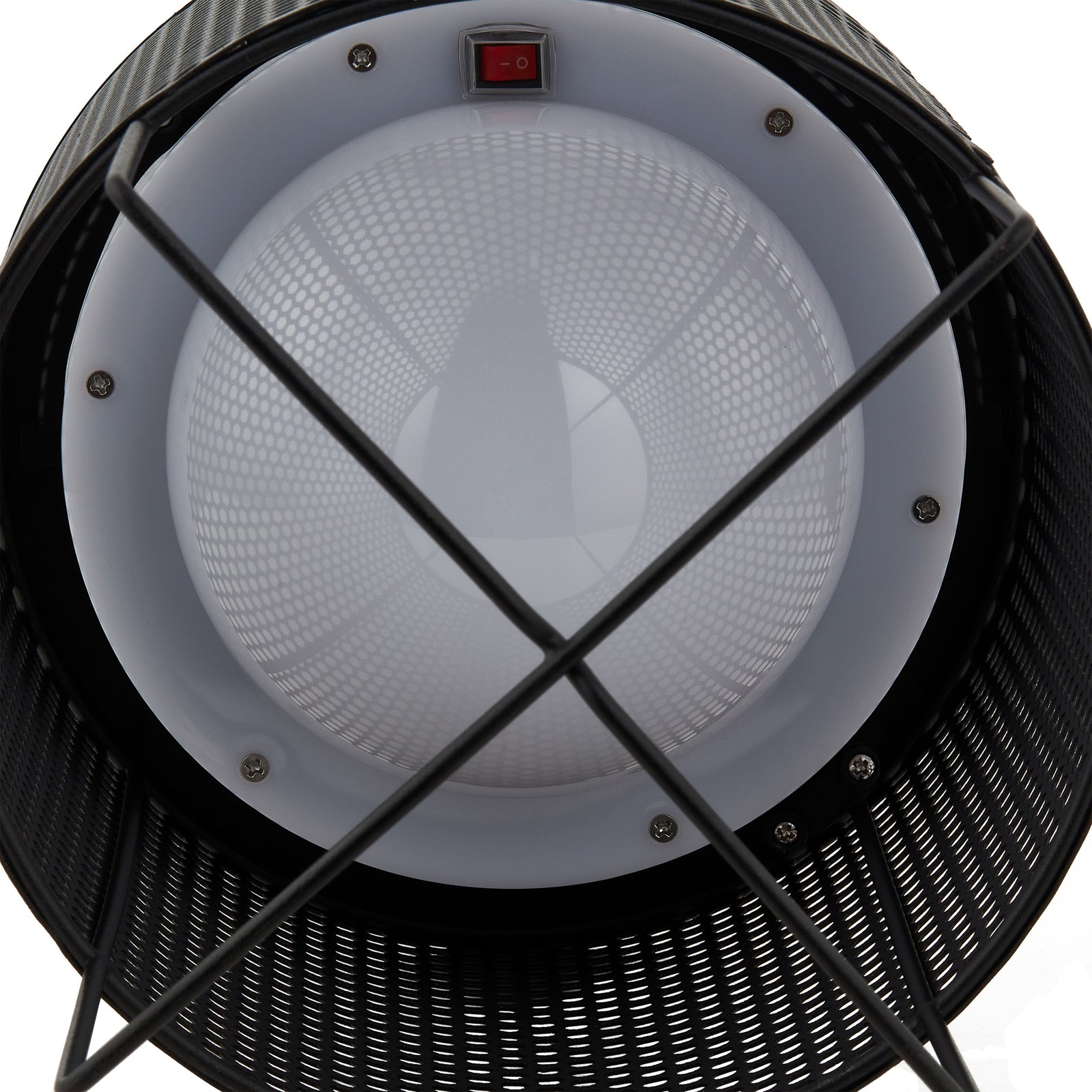 LED solcellebordlampe Achilleas RGBW dimbar svart IP44 RGB lysfarge
