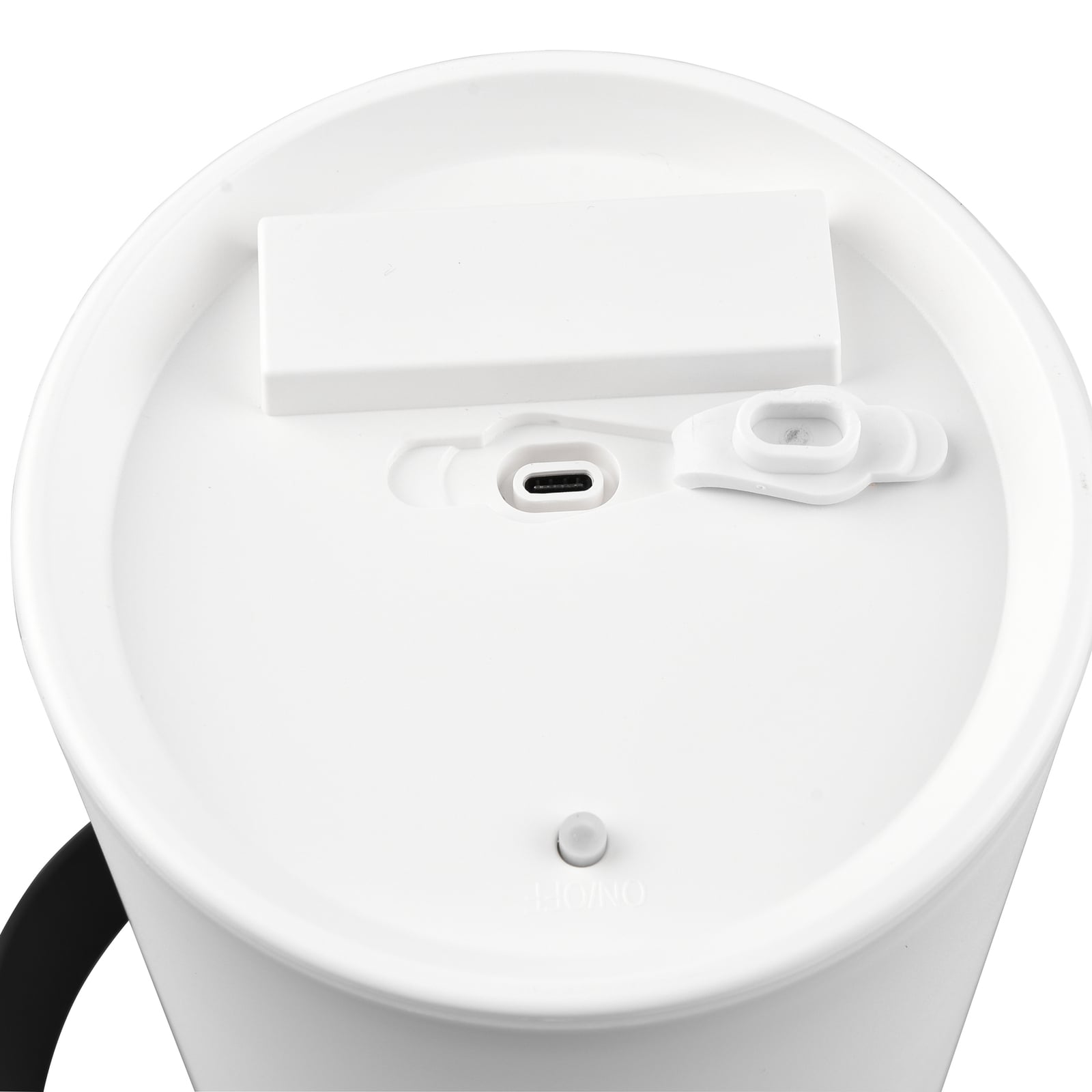 LED solcellebordlampe Garcia RGBW hvit Ø13 cm IP44 - Reality