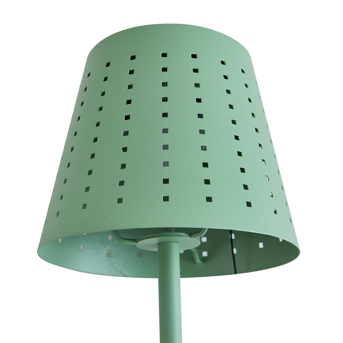 LED solcellebordlampe Hilario jern Ø14 cm IP44 - Lindby