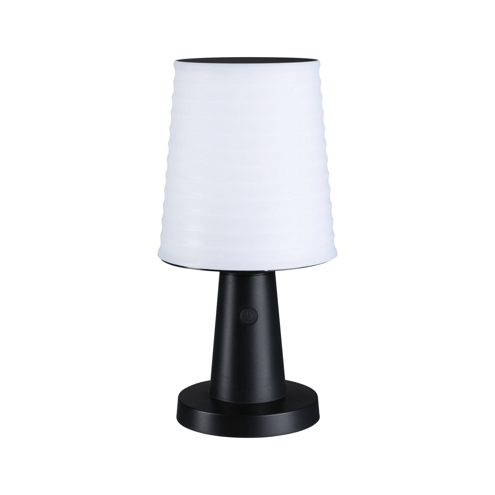 LED solcellebordlampe Ilanga dimbar antrasitt 30 cm IP44 montert utendørs