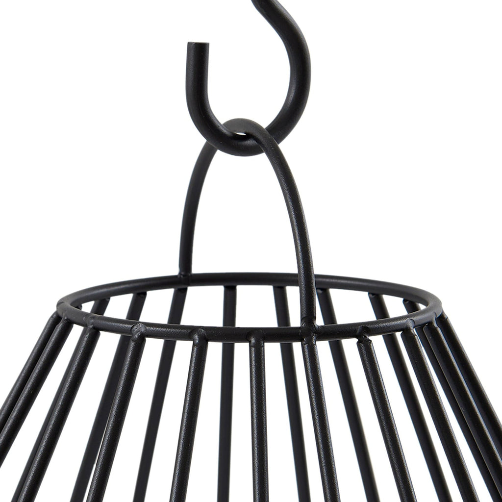 LED solcellebordlampe Kelda dimbar svart kabel