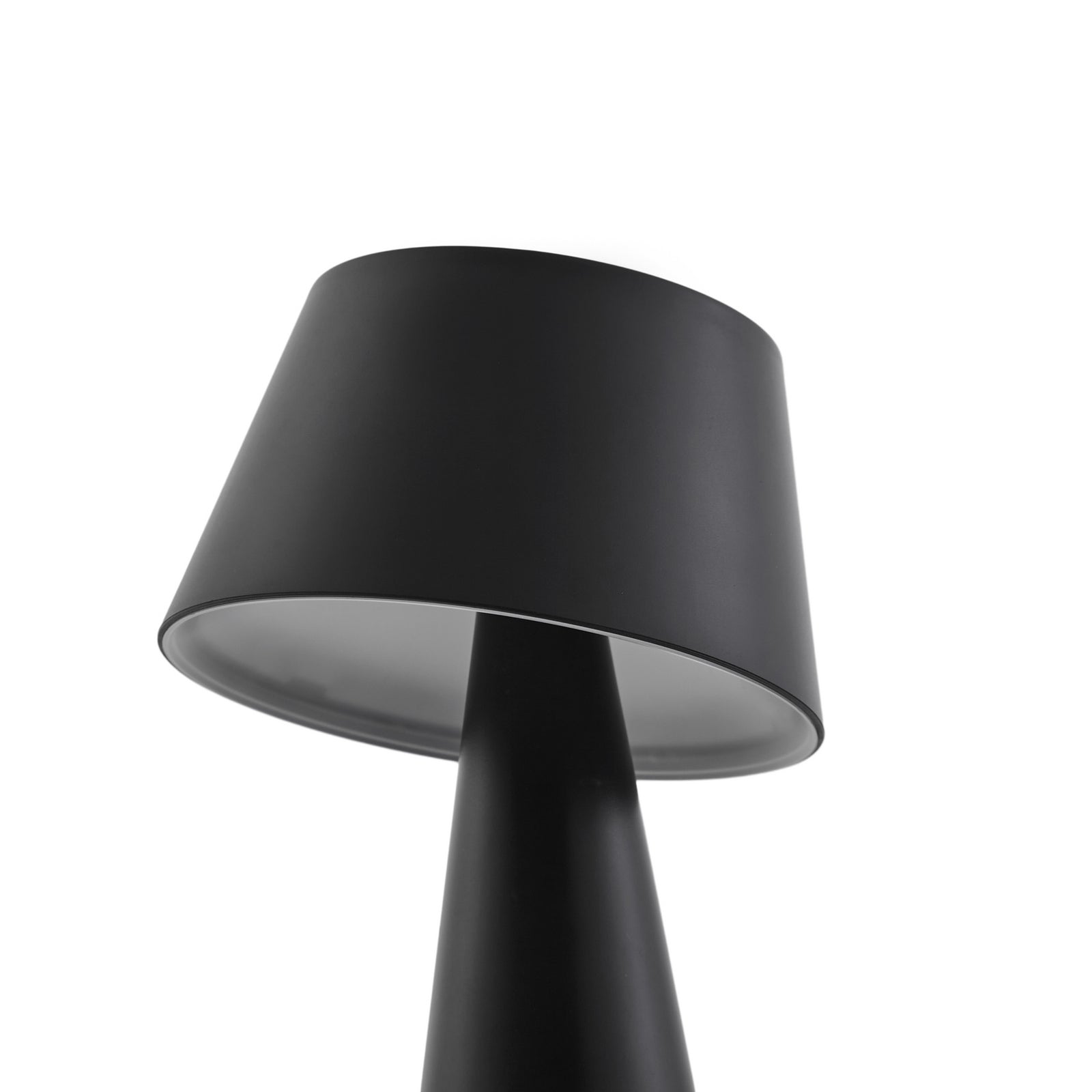 LED solcellebordlampe Lirinor dimbar funksjon vist