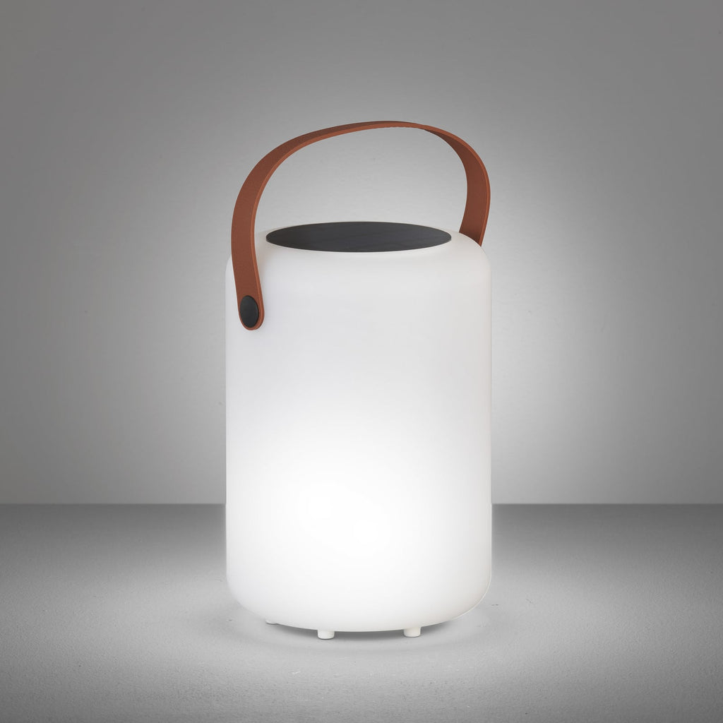 LED solcellebordlampe Orno varmhvit og RGB dimbar IP44 - FH Lighting