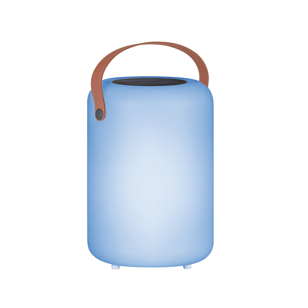 LED solcellebordlampe Orno varmhvit og RGB dimbar IP44 - FH Lighting