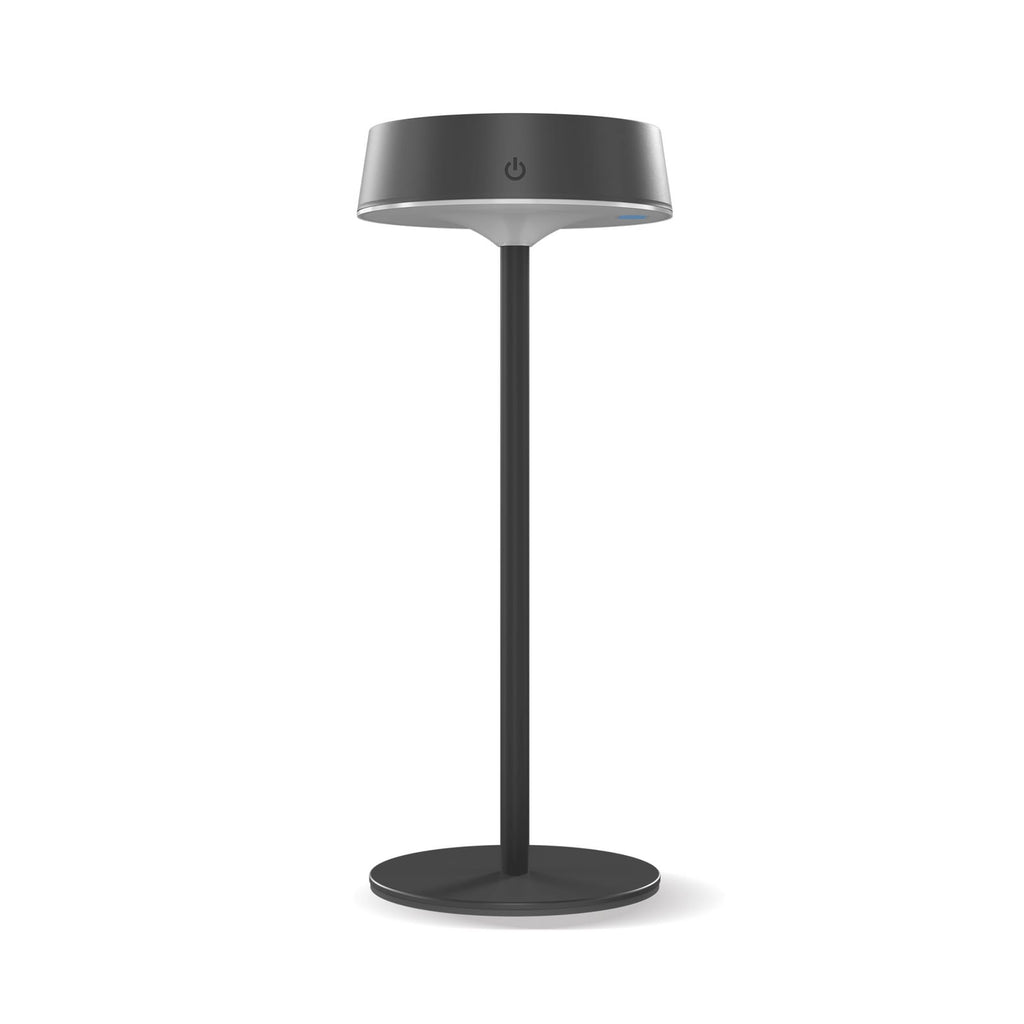 LED solcellebordlampe Parma dimbar svart IP54 2W detalj