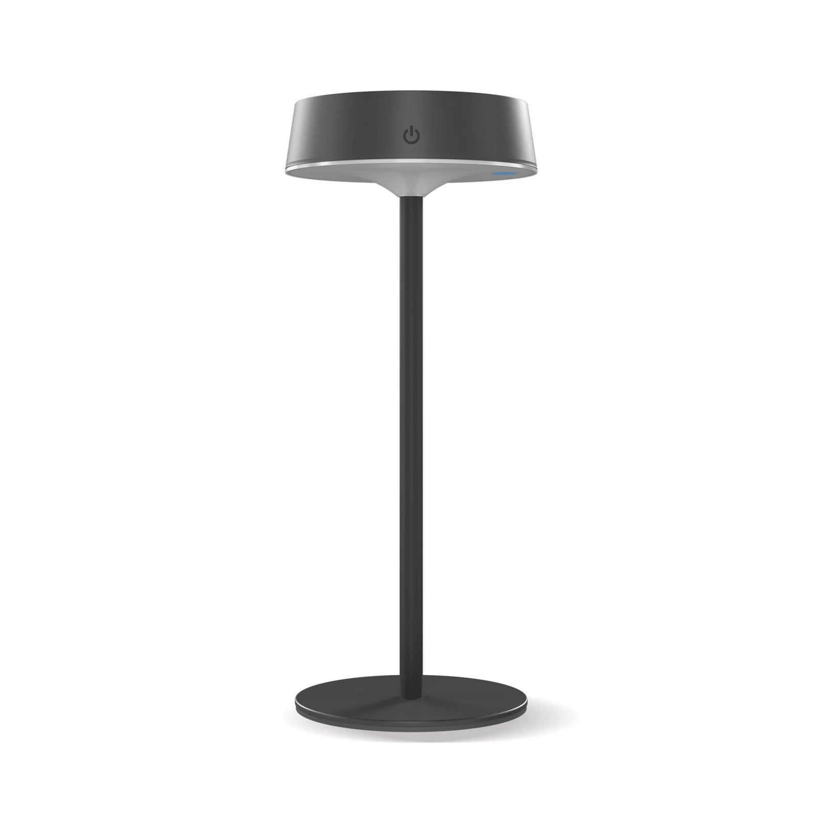 LED solcellebordlampe Parma dimbar svart IP54 2W detalj