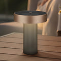 LED solcellebordlampe Poga dimbar antrasitt/bronse IP44 forfra