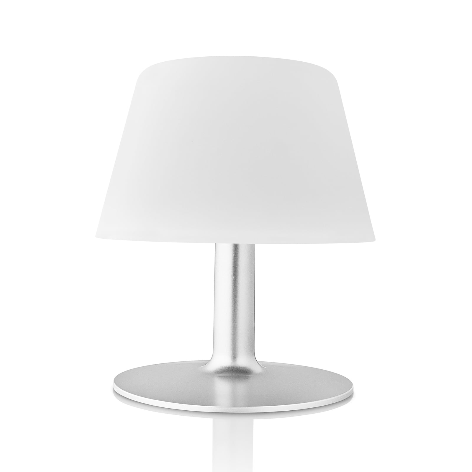 LED solcellebordlampe SunLight dimbar IP65 Ø21 cm USB-kabel