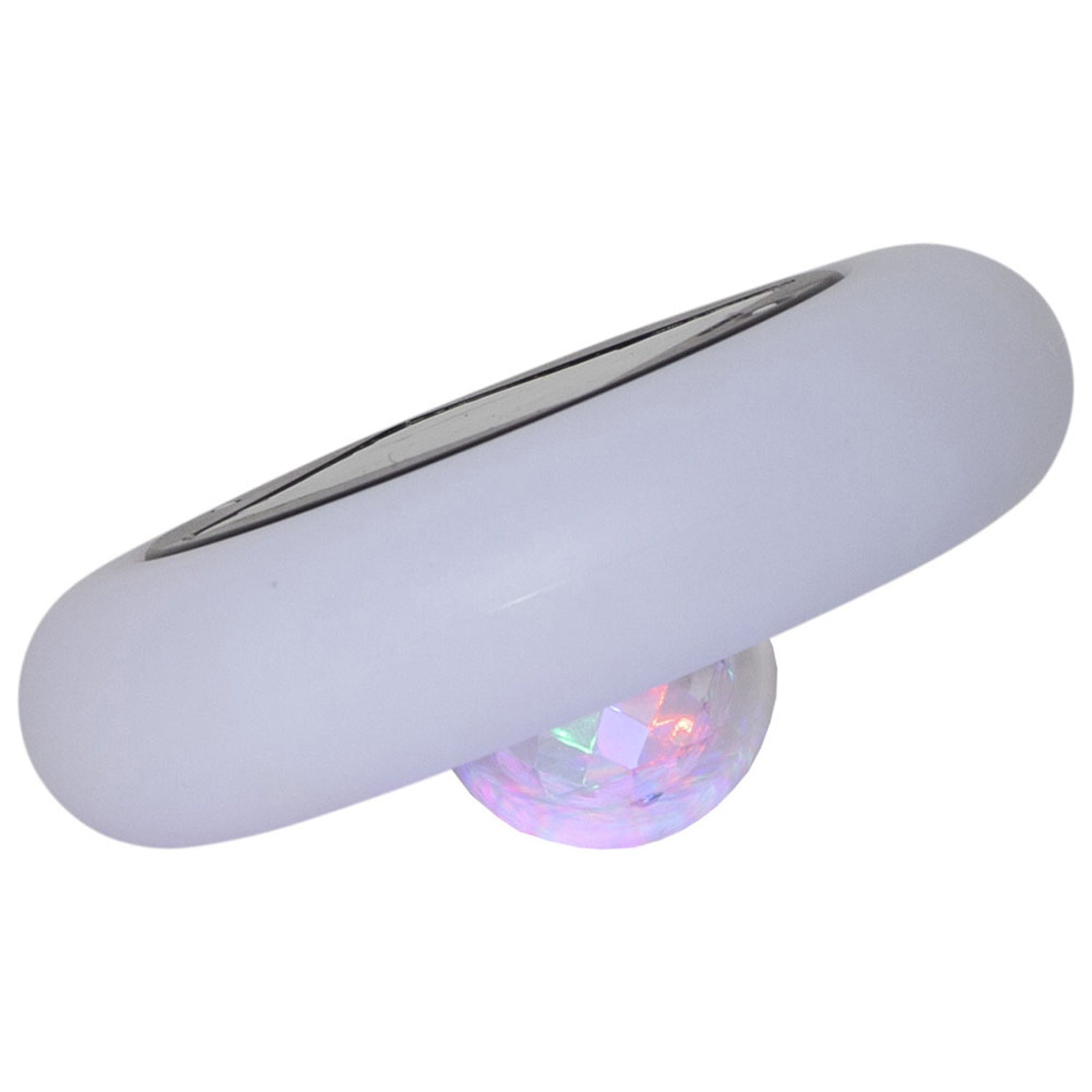 Montert LED solcelledrevet flytende bassenglys IP65 RGB varmhvit - STAR TRADING i basseng