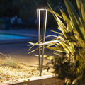 LED solcellefakkel Tinka grå 90 cm dimbar IP66 forfra