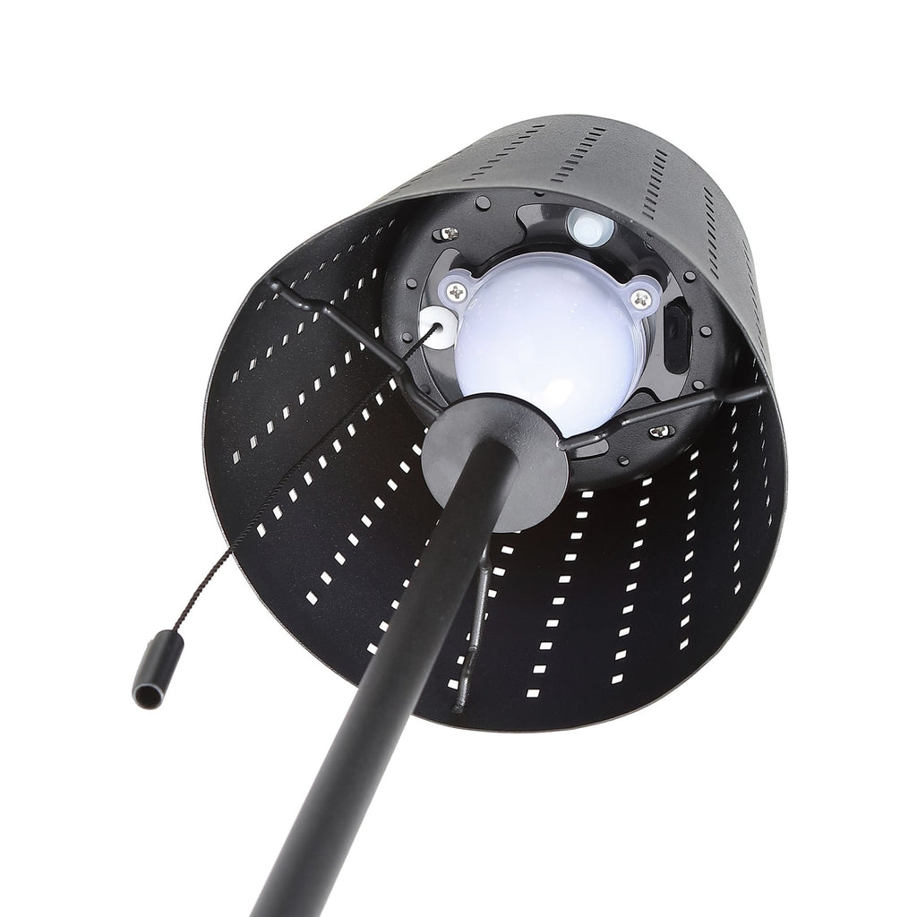 LED solcellegulvlampe Hilario svart dimbar IP44 - Lindby