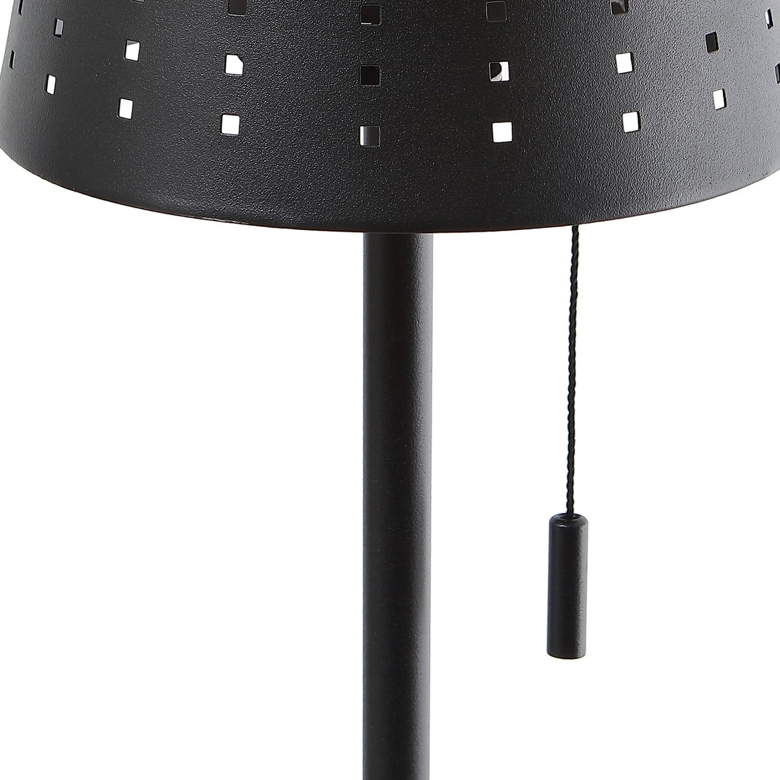 LED solcellegulvlampe Hilario svart dimbar IP44 - Lindby