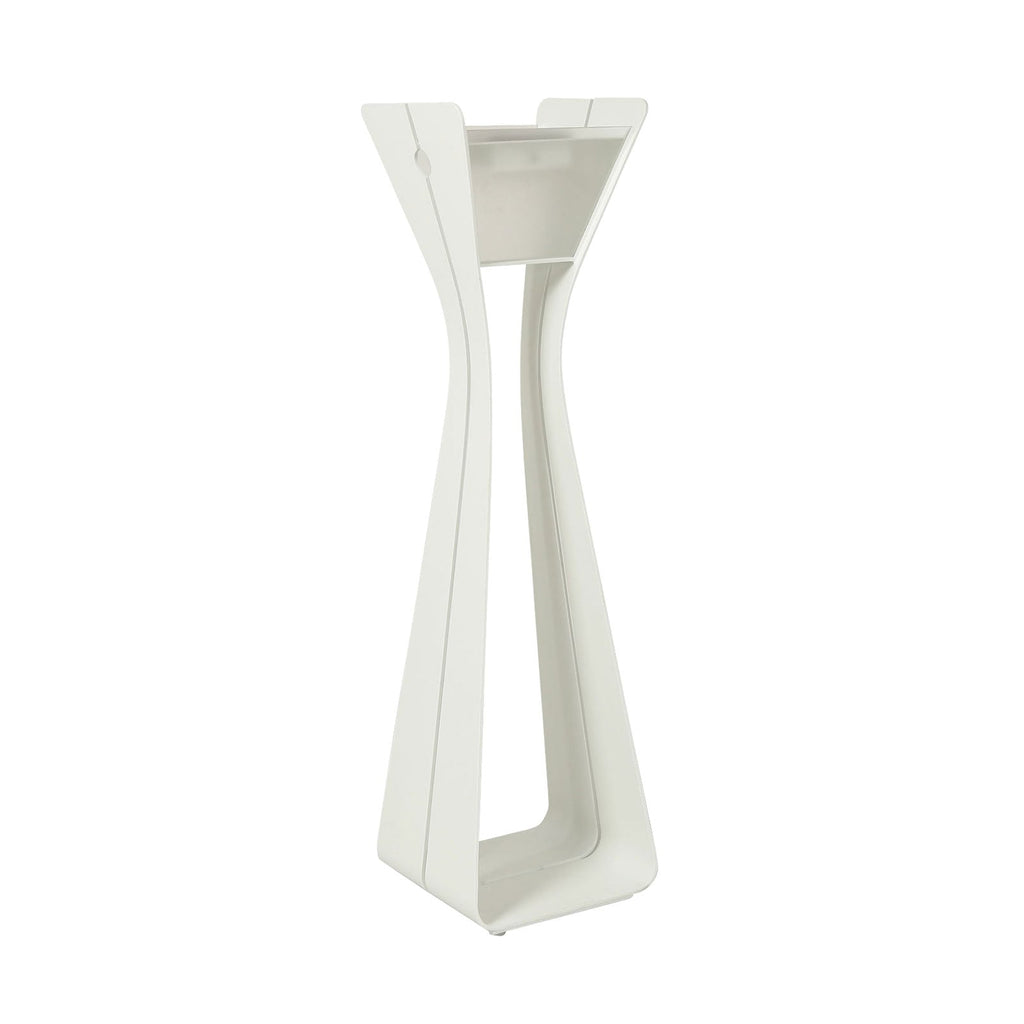 LED solcellegulvlampe Osmoz aluminium 175 cm forfra