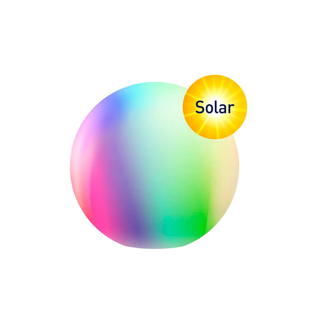 LED solcellekule Calluna dimbar Ø25 cm CCT RGB IP44 jordspyd