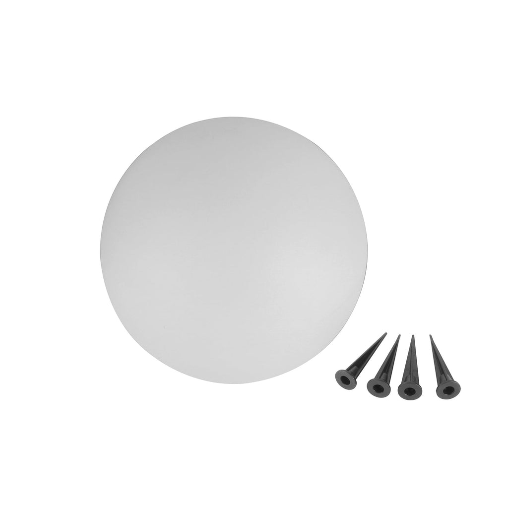 LED solcellekule Calluna dimbar Ø35 cm CCT RGB IP44 tint forfra