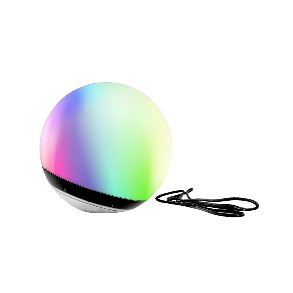 Nærbilde av LED solcellekule Pendula dimbar Ø20 cm CCT RGB IP44 tint