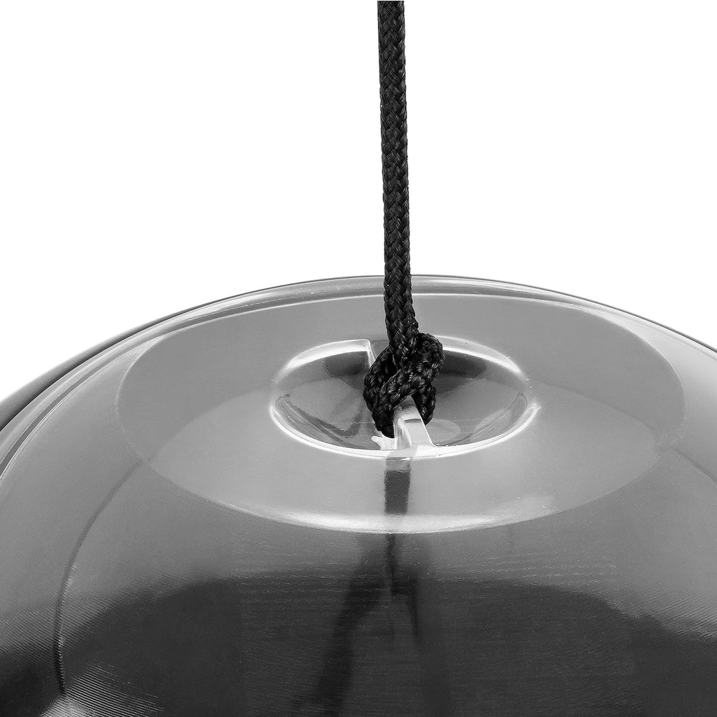 LED solcellekule Pendula dimbar Ø20 cm CCT RGB IP44 tint med tekstilseil