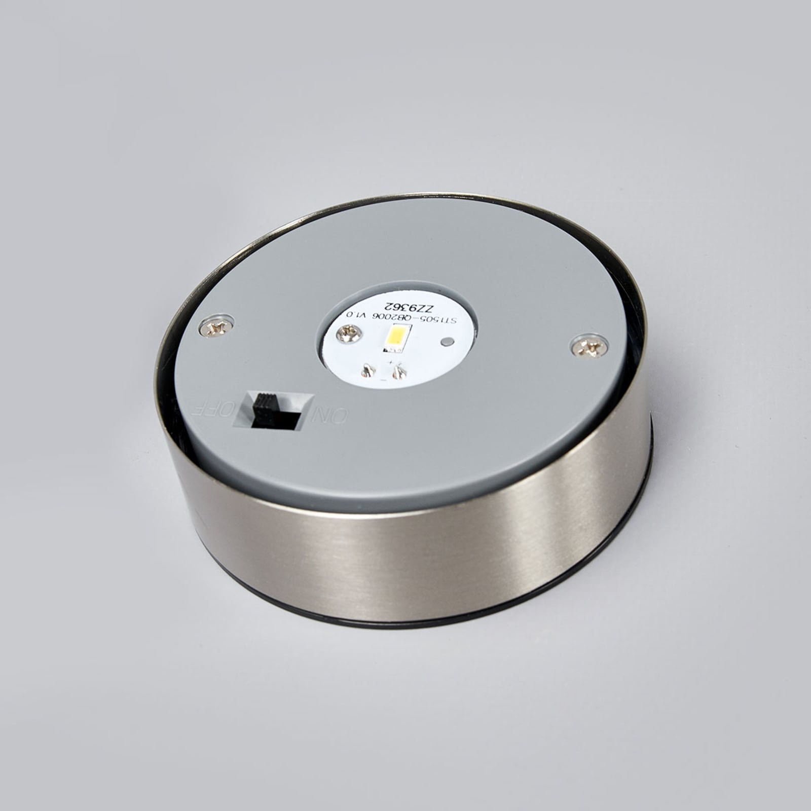 LED solcellelampe Aleeza rustfritt stål 61 cm sideprofil