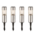 LED solcellelampe Aro 4-sett med jordspyd IP44 forside