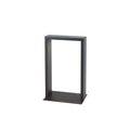 LED solcellelampe AXIS MINI antrasitt aluminium forfra