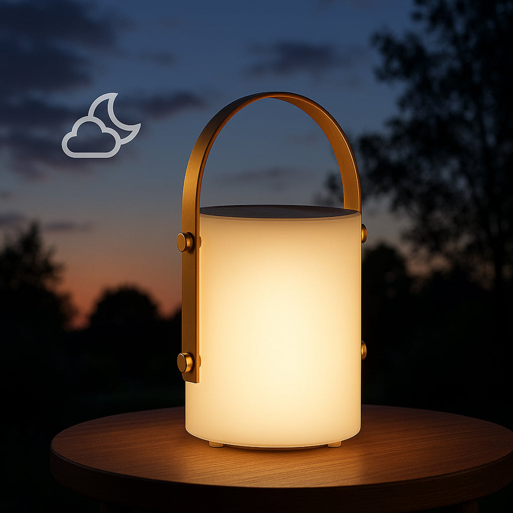 LED solcellelampe Bari RGBW dimbar med fjernkontroll IP44 - FH Lighting