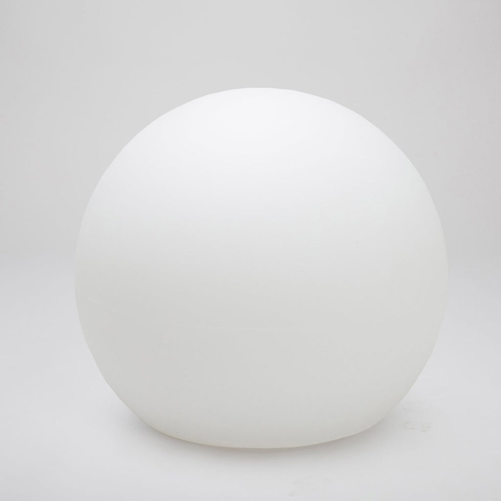 Montert LED solcellelampe Buly kule dimbar RGB IP65 Ø78 cm i hage