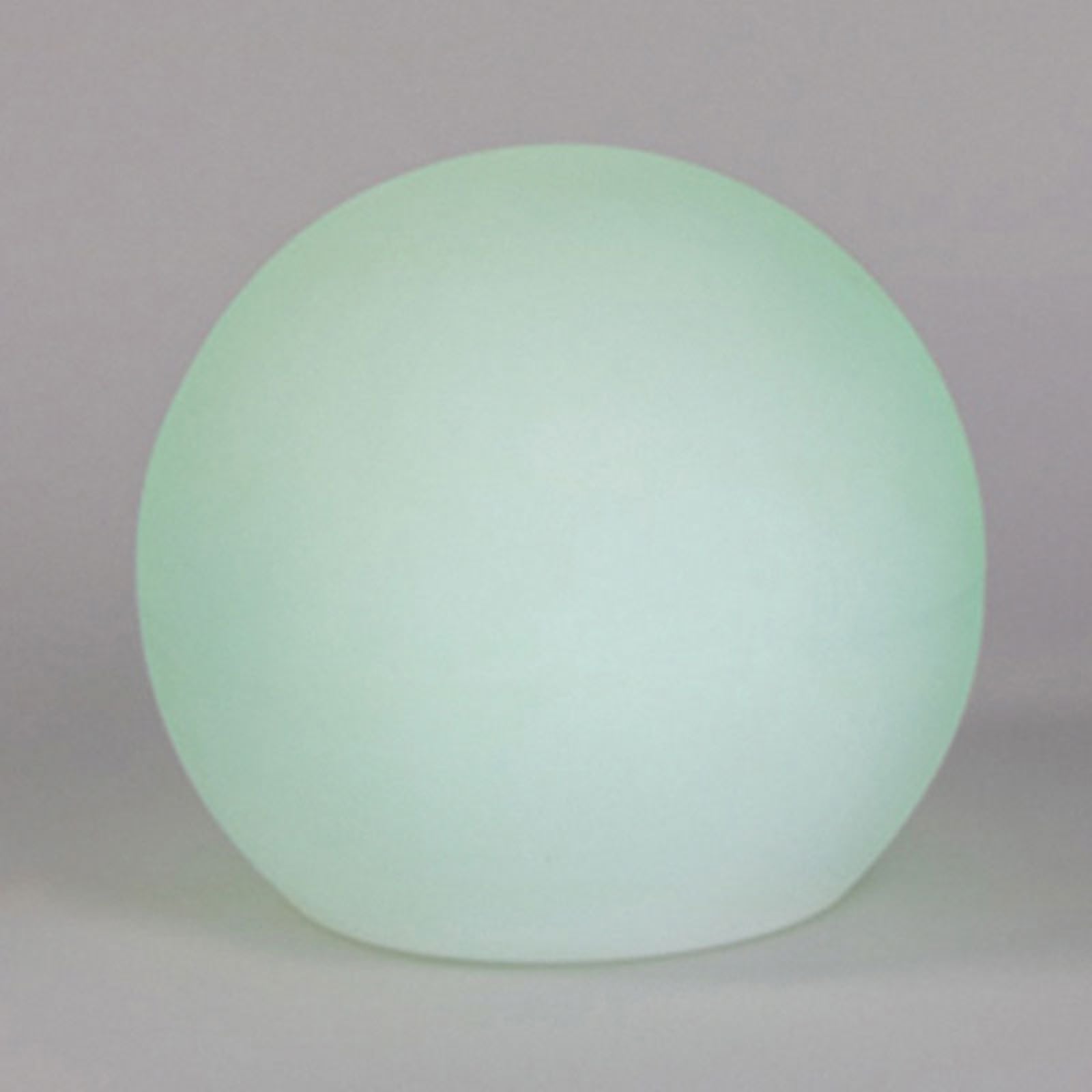 LED solcellelampe Buly kuleform dimbar RGB IP68 Ø30 cm montert utendørs