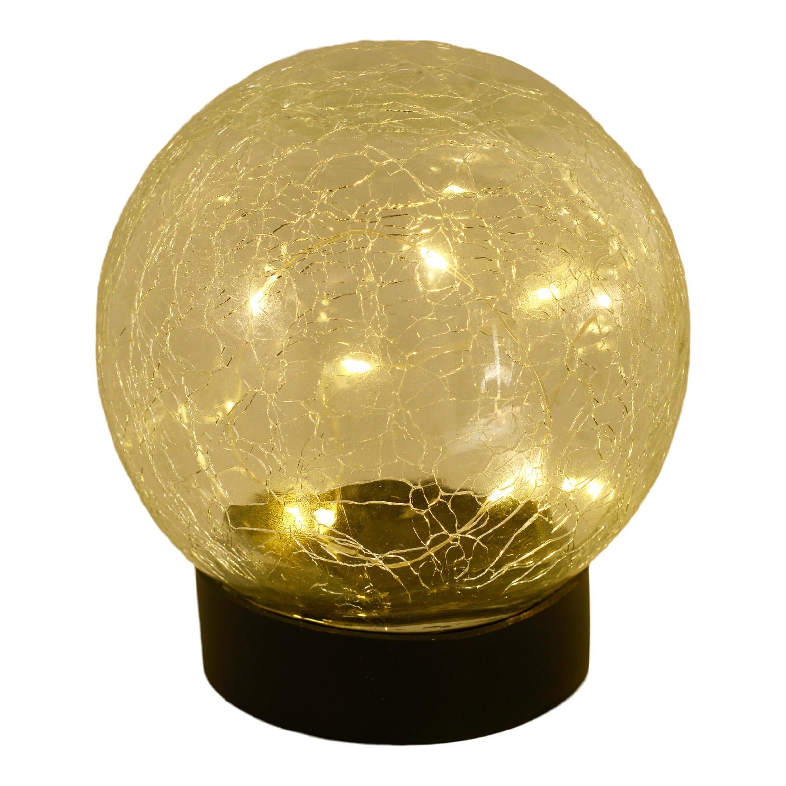 LED solcellelampe dekor glass 3er-sett Ø12 cm IP44 Näve bakside