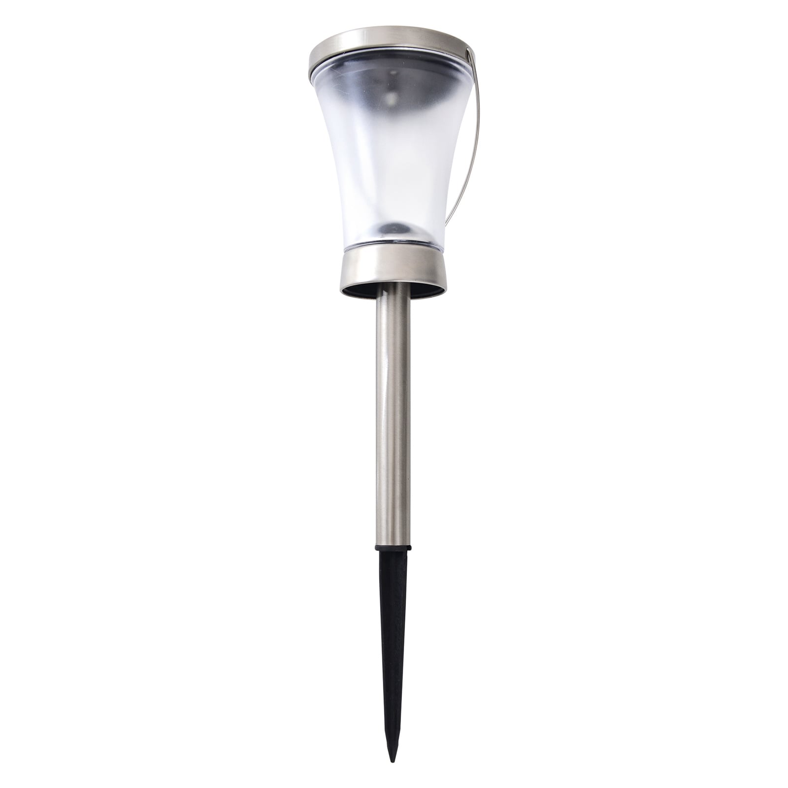 Detalj av LED solcellelampe dekor med jordspyd 8-pk rustfritt stål IP44 Näve