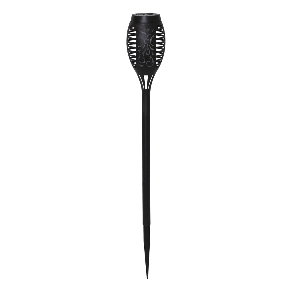 Nærbilde av flammeeffekt på LED solcellelampe Flame Mini flammeeffekt 3-pk IP44