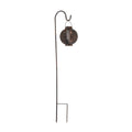 LED solcellelampe Forli med flammeeffekt 2-er sett front