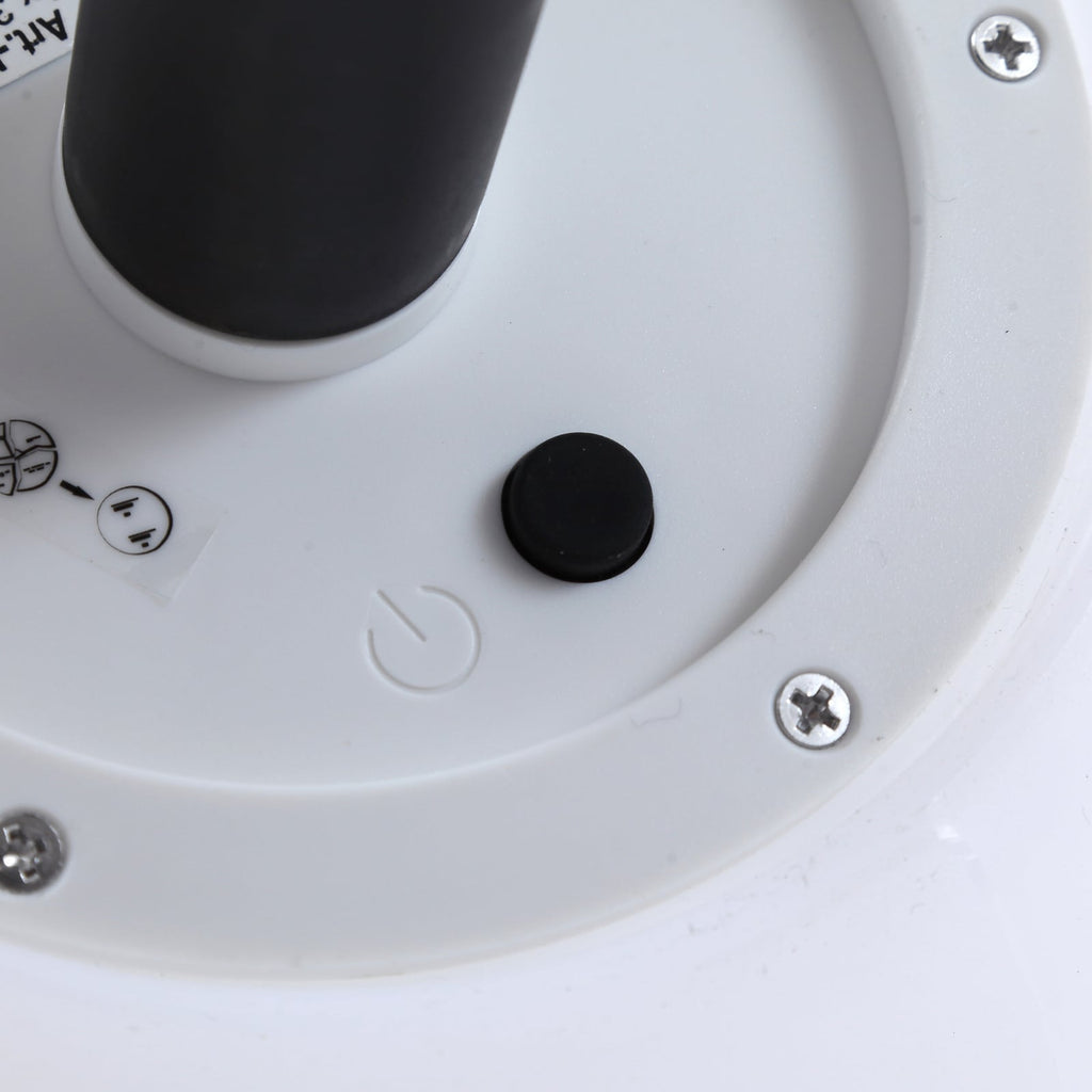 LED solcellelampe Lago kule 3-er sett med jordspyd IP44 sideprofil