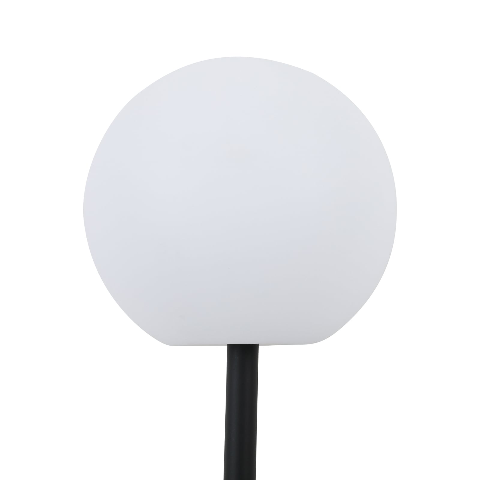 LED solcellelampe Lago kuleformet Ø30 cm hvit IP44 nærbilde