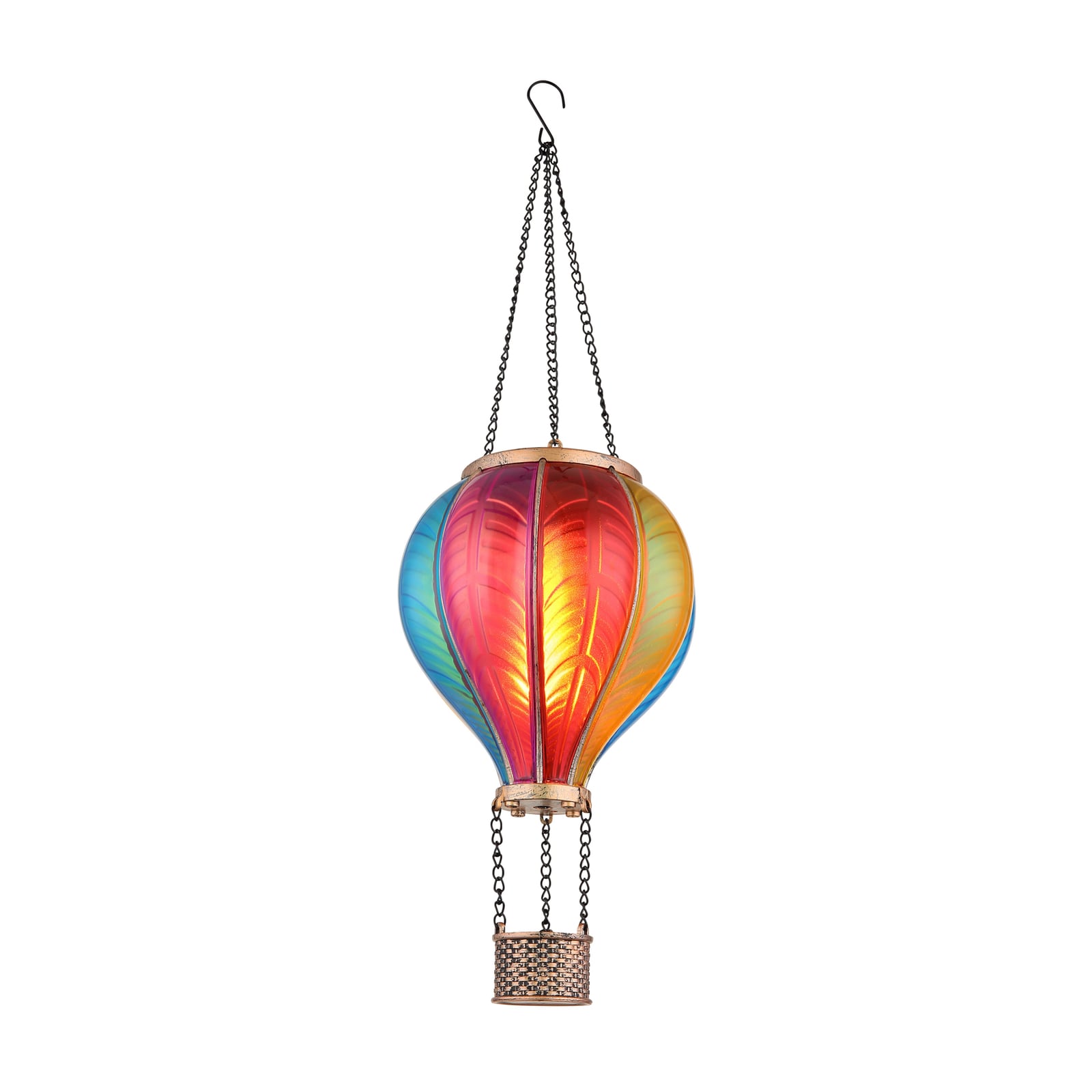 LED solcellelampe luftballong flerfarget plast IP44 - Globo forfra