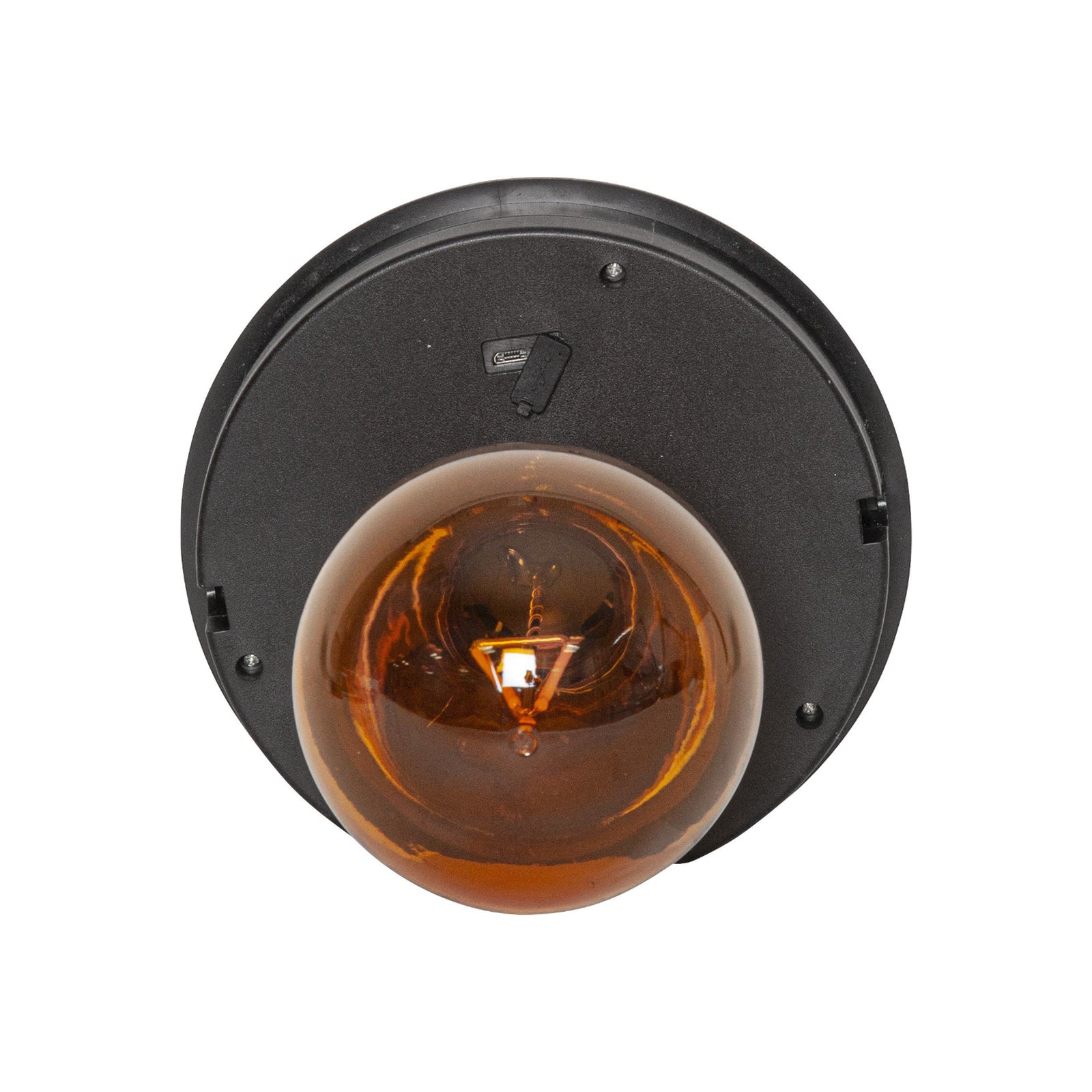 LED solcellelampe Marron brun metall H40 cm montert i uteområde