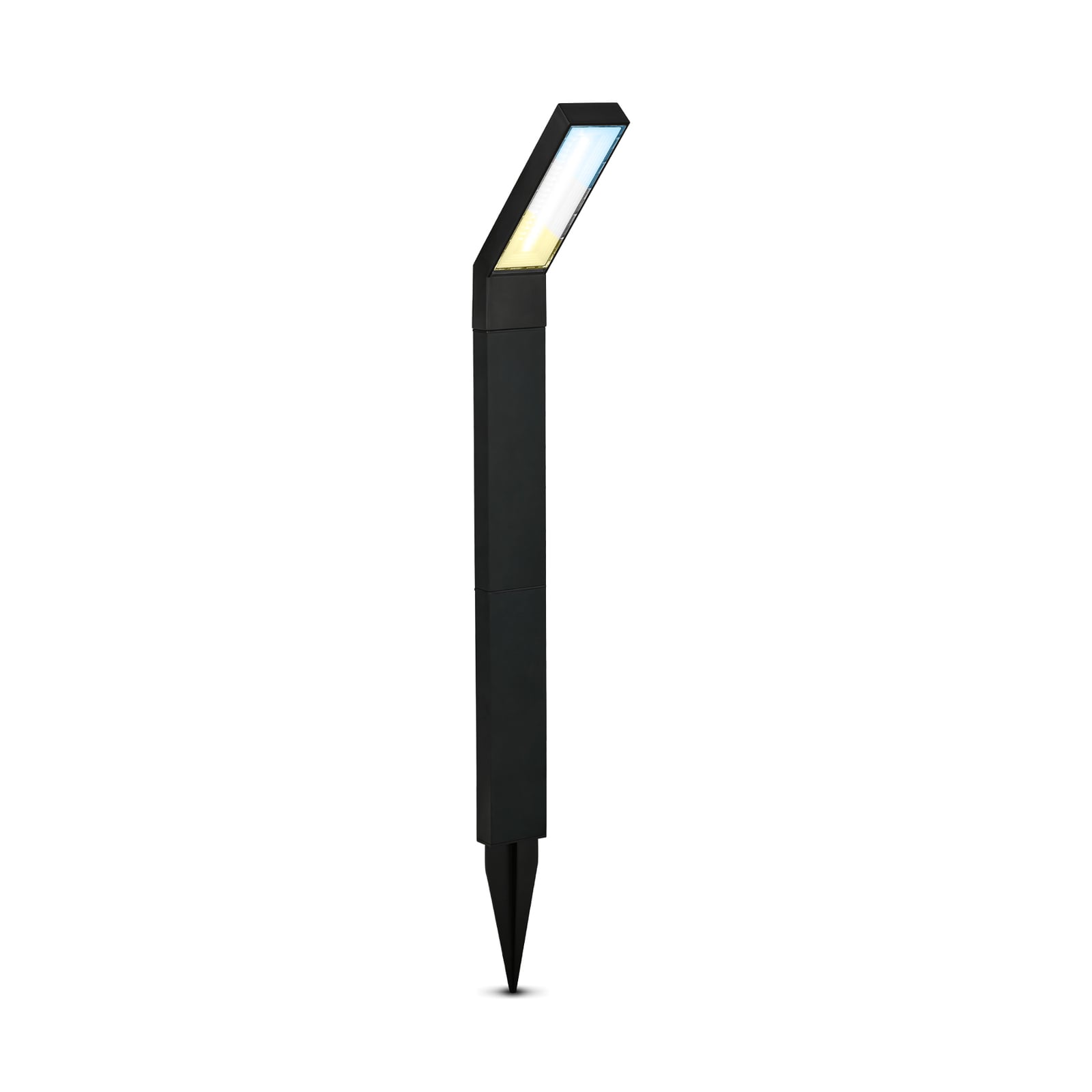 Detalj av LED solcellelampe med jordspyd svart CCT IP44 - Briloner