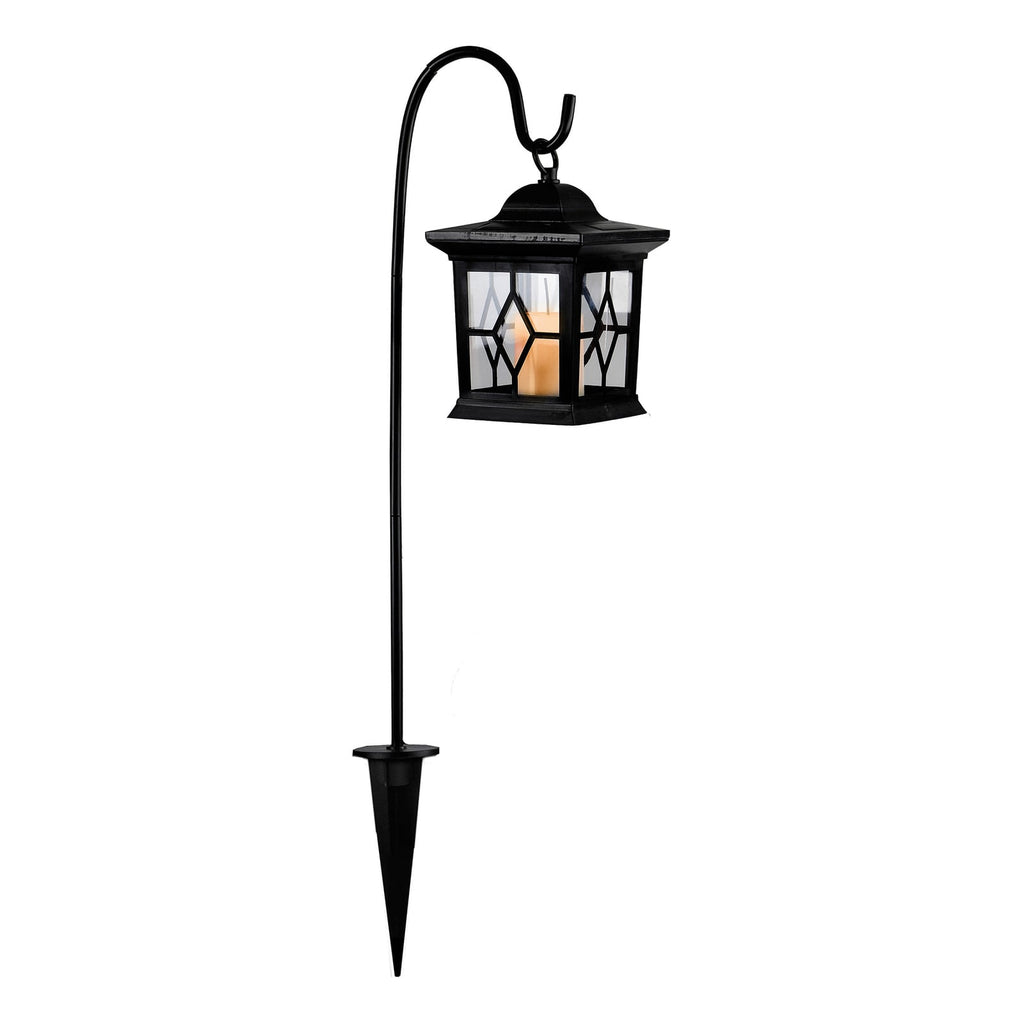 LED solcellelampe Milan 3-i-1 lanterne svart IP44 hengende