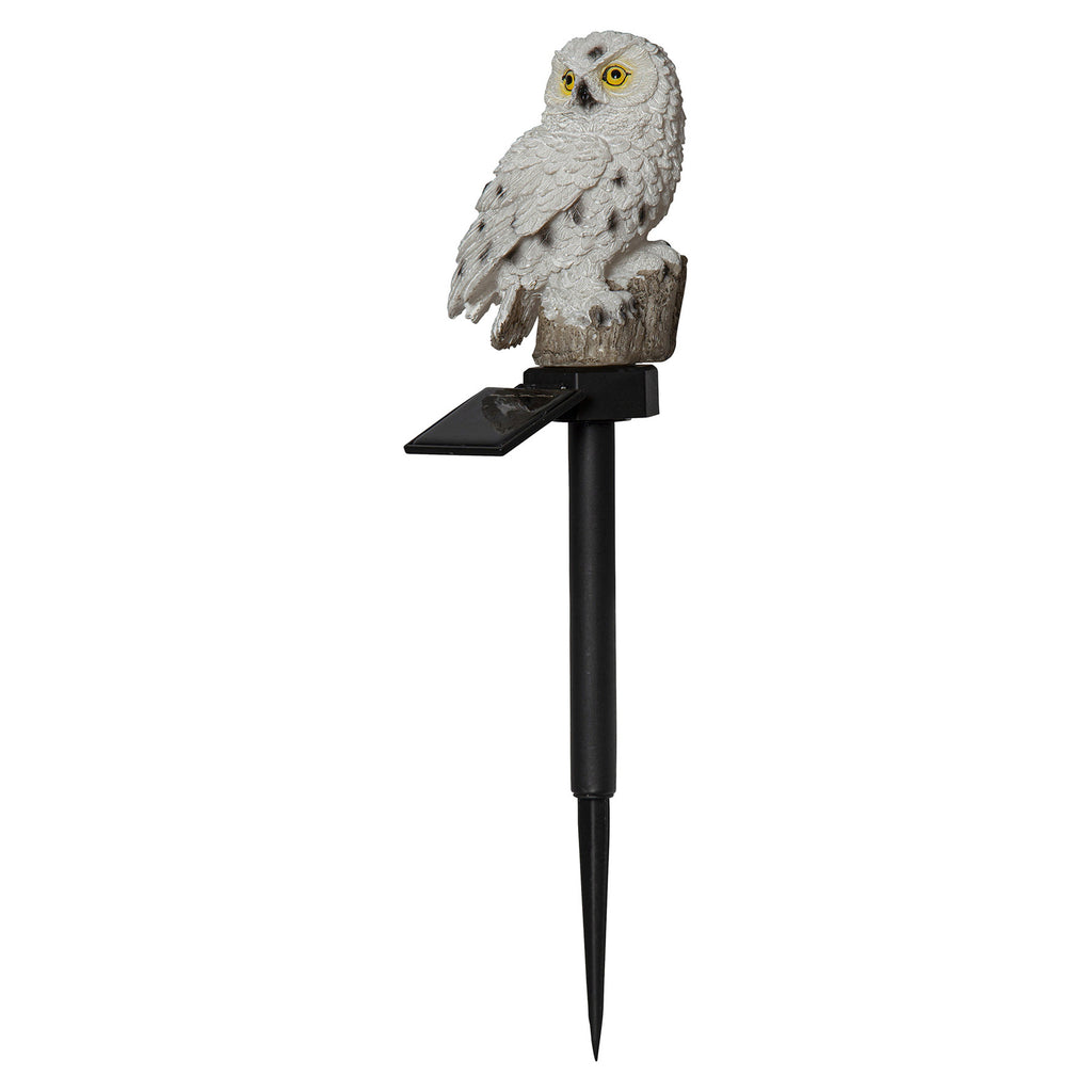 Bilde av LED solcellelampe Owl med varmlys LED