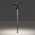 LED solcellelampe PLANET B antrasitt 160 cm for hagebelysning forfra
