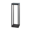 LED solcellelampe RADIA MAXI antrasitt aluminium for utebruk forfra