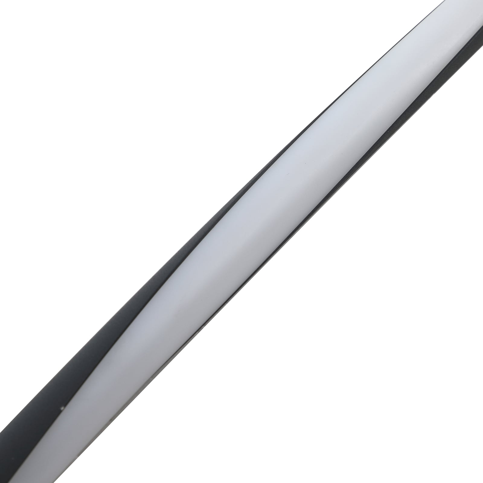 Nærbilde av LED solcellelampe Sabriel aluminium svart