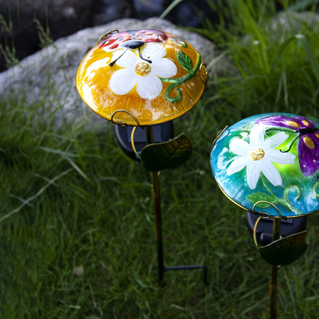 LED solcellelampe Salona dekorativ sett forfra